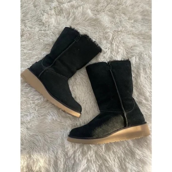 Koolaburra black water resistant plattform boots size 5/35 - Picture 2 of 10